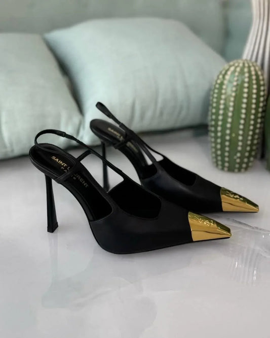 Elegant Stiletto Heel Shoes - Faizah Outlet