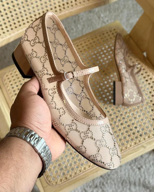 Elegant Back Strap Heels - Faizah Outlet