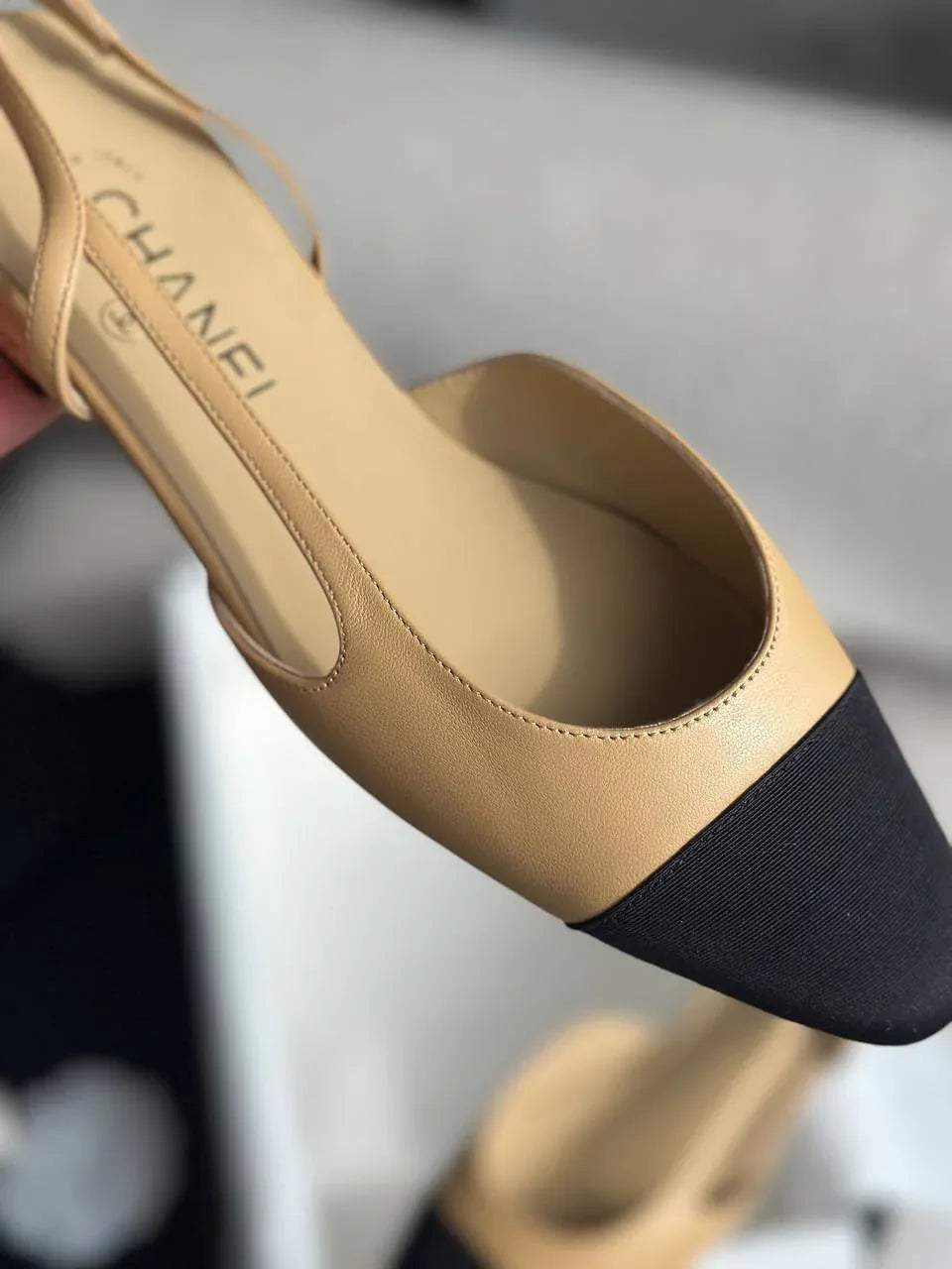 Elegant Flat Slingbacks - Faizah Outlet