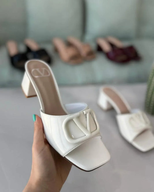 Elegant Studded Heels - Faizah Outlet