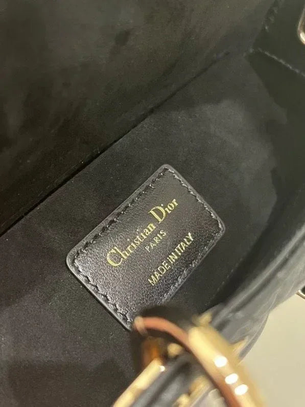 Lady D-Joy Small Lambskin Cannage Bag - Faizah Outlet