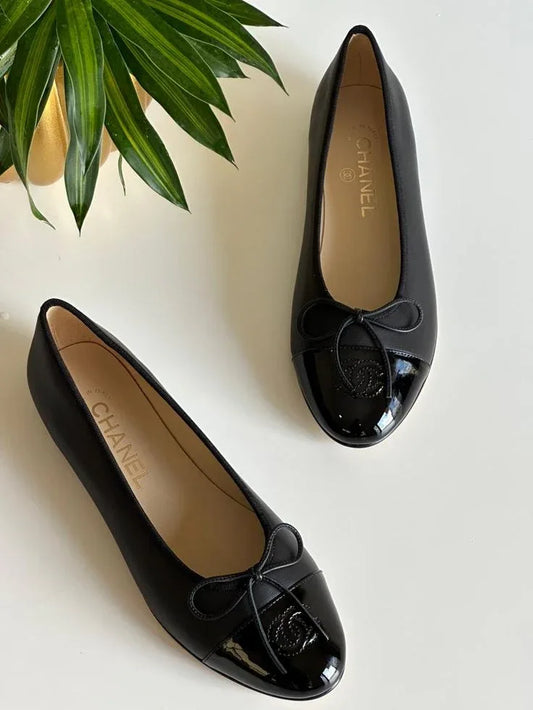 Designer Lambskin Ballerinas - Faizah Outlet