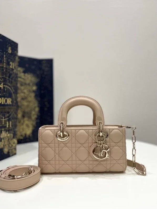 Lady D-Joy Small Lambskin Cannage Bag - Faizah Outlet