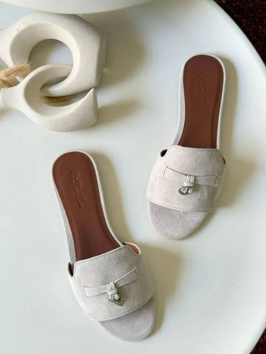 Classic Tan Sandals - Faizah Outlet