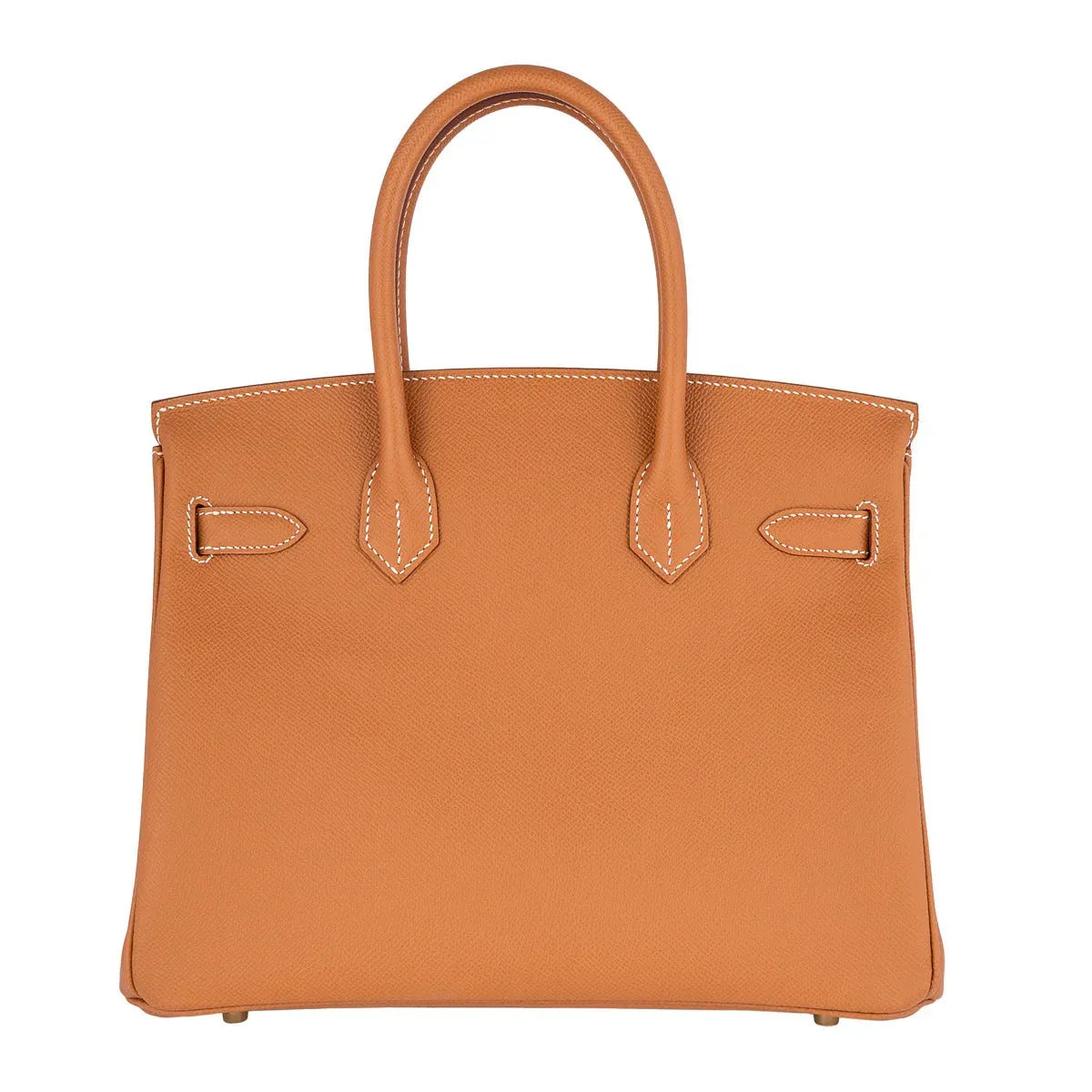 Premium Togo Leather Gold Handbag - Faizah Outlet