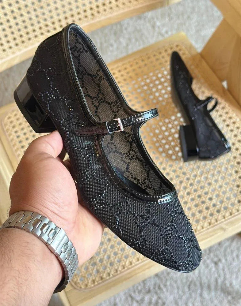 Elegant Back Strap Heels - Faizah Outlet