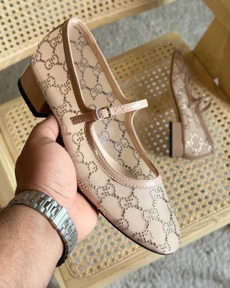 Elegant Back Strap Heels - Faizah Outlet