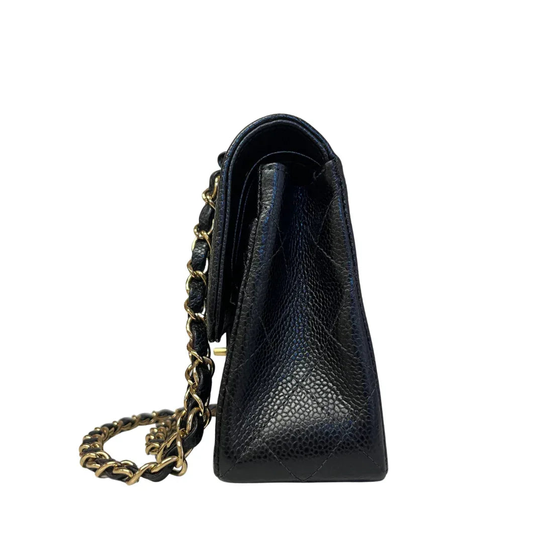 Small Vintage Caviar Classic Flap Bag - Faizah Outlet