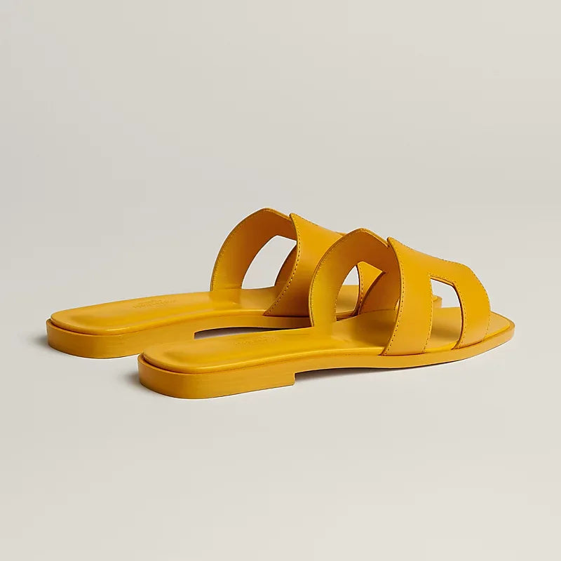 Elegant Calfskin Sandals - Faizah Outlet